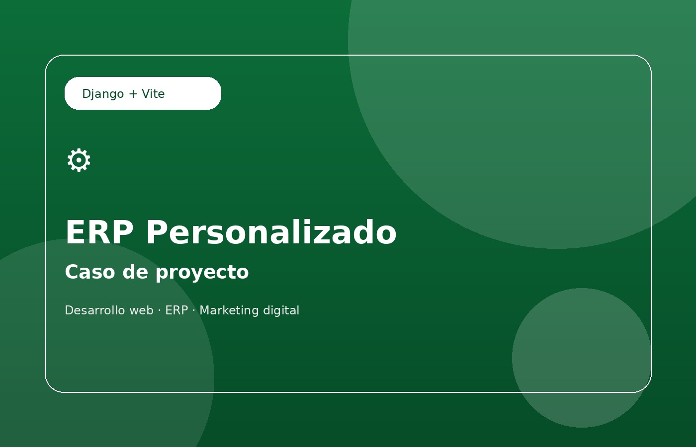 Imagen del proyecto ERP Personalizado
